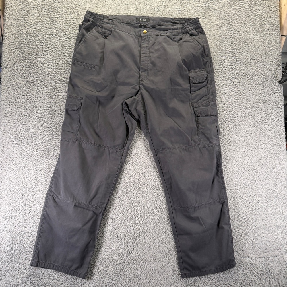 5.11 Tactical Pant Mens 42x30 Gray Ripstop Cargo Straight Leg Utility Workwear